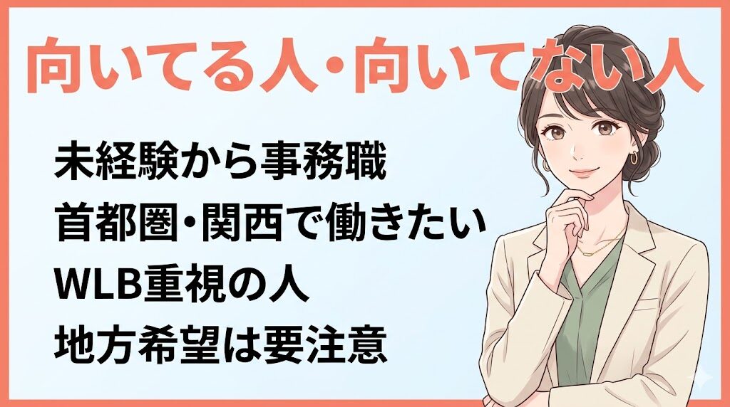 ジムノミカタは未経験でも事務職になれる｜向いてる人・向いてない人