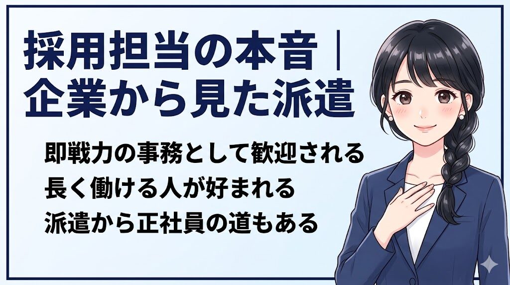 ランスタッドを採用担当目線で解説｜企業は即戦力の事務として歓迎し、長く働ける人を求めている