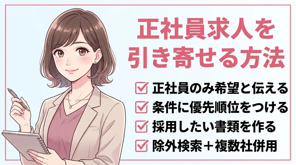 転職エージェントで派遣ばかり紹介される理由は？正社員求人のもらい方を採用担当が解説｜正社員求人を引き寄せる方法