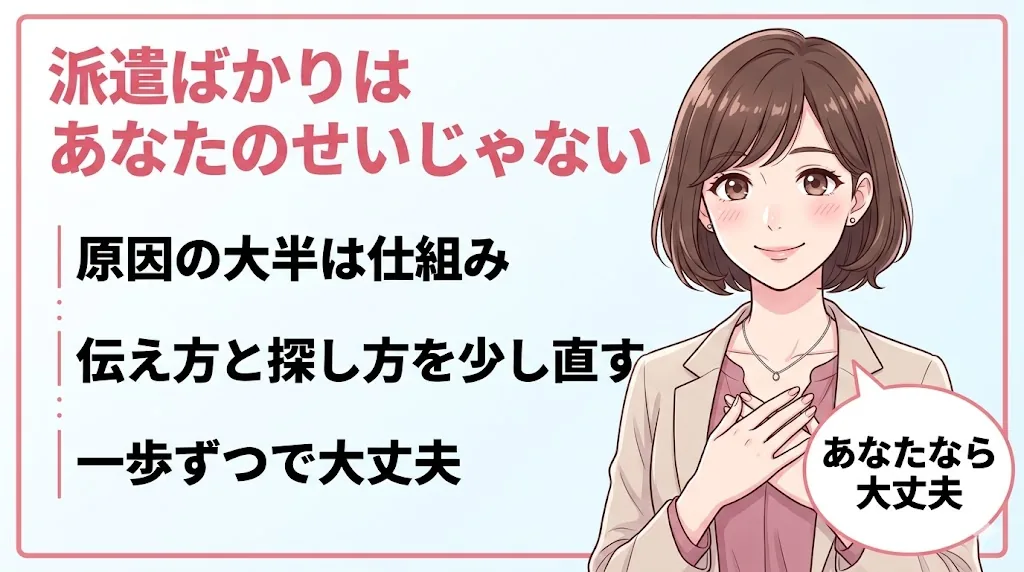 転職エージェントで派遣ばかり紹介される理由は？正社員求人のもらい方を採用担当が解説｜派遣ばかりはあなたのせいじゃない