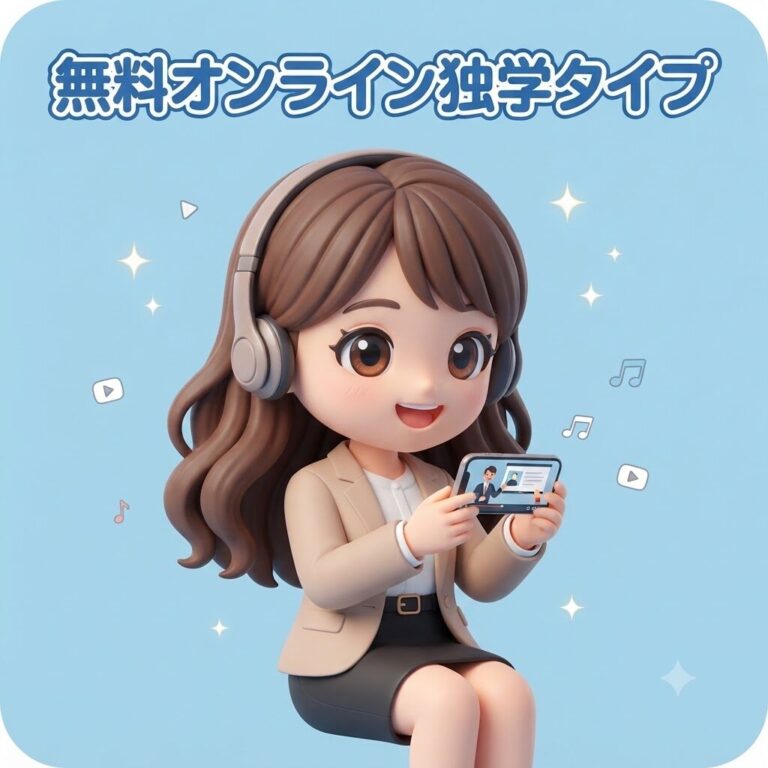 無料オンライン独学タイプのかなたんキャラクターイラスト