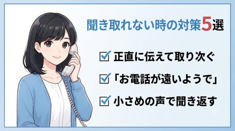 電話対応で聞き取れないのはあなたのせいじゃない|723人に聞いた対処法5選|聞き取れない時の対策5選