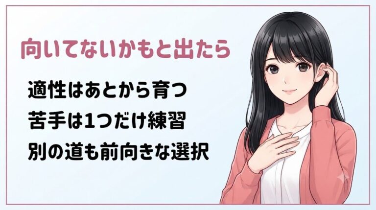 【無料診断】事務職に向いてる人?12問でわかる適性度とタイプチェック|向いてないかもと出たら