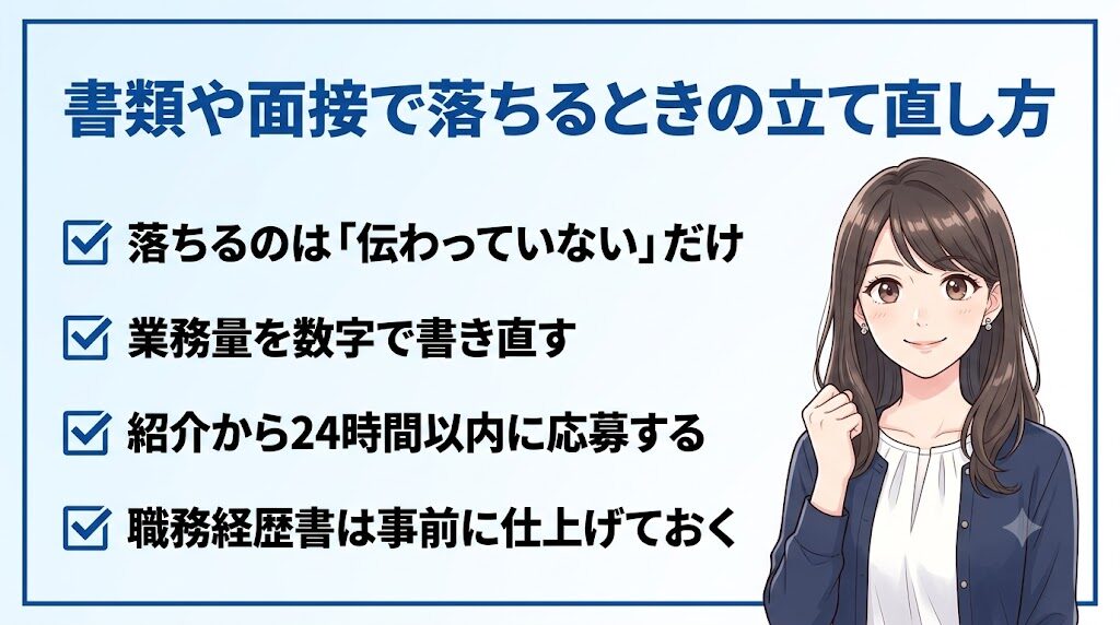 ジムノミカタ経由の書類や面接で落ちるときの立て直し方を採用側の本音で解説