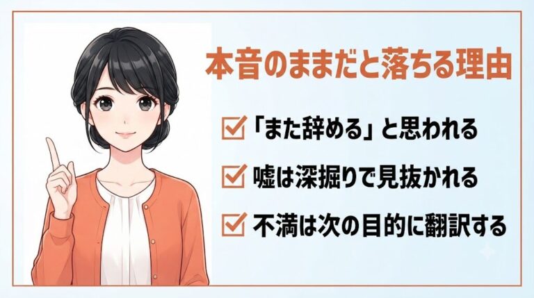 【無料ツール】退職理由ポジティブ変換メーカー|言い換え例文がすぐ完成|本音のままだと落ちる理由