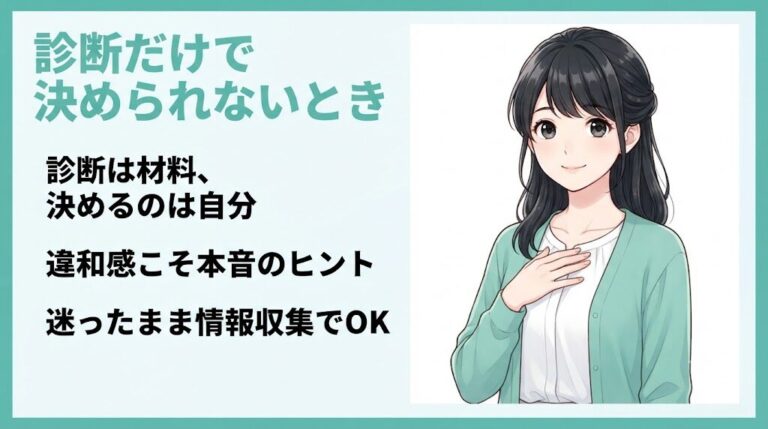 【無料診断】転職したほうがいい人?10問でわかる転職必要度チェック|診断だけで決められないとき