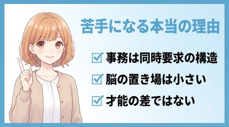 マルチタスクが苦手なのは欠陥じゃない|無料10問診断と対策5つ|苦手になる本当の理由