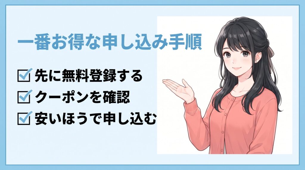 スタディング簿記のクーポン・割引まとめ|一番お得な申し込み手順
