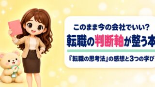 【良書紹介!】『転職の思考法』転職に効く自己分析の本|感想・レビュー